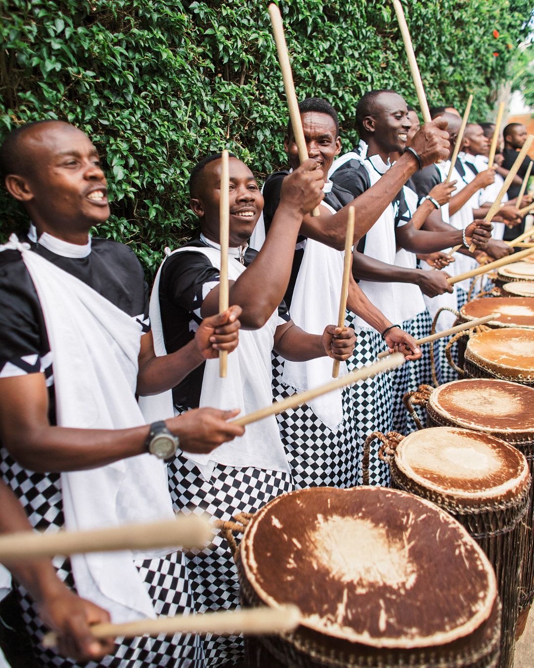 Traditional Rwanda Garden Wedding Stationery