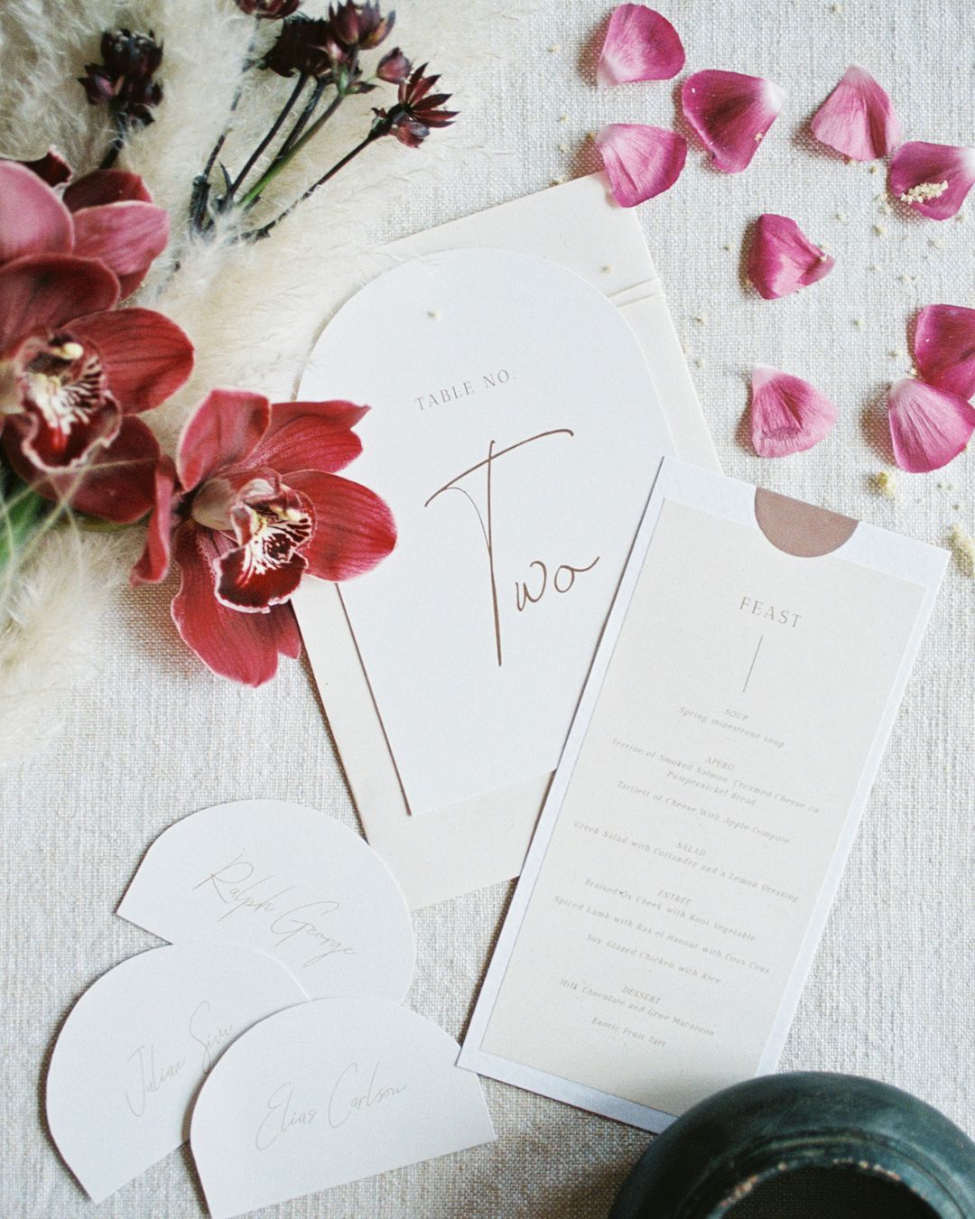 African Boma Wedding Stationery