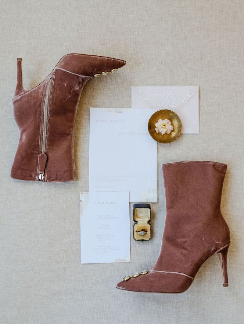 Bridal Shoe Style Shoot Stationery