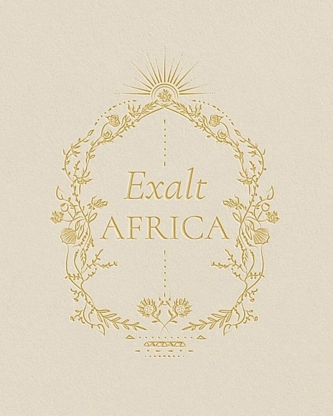 Branding for Exalt Africa by Rosey Willis